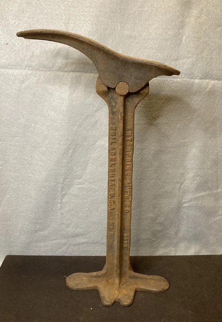 Shoemaker Cobbler Polish Spray Paint Repair Nail Soles Heel Brace Iron Feet Tool
