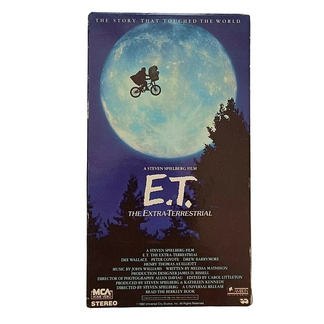 ET THE EXTRA Terrestrial VHS Movie 1982 Rare Green and Black Tape Spielberg EUR 61,38 PicClick FR