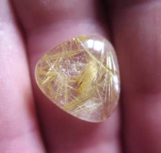 Splendide Quartz Rutile Or 8,40 Carats