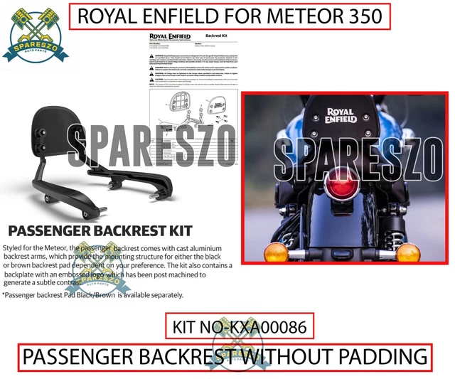 royal enfield meteor 350 backrest price