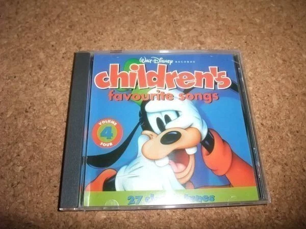 CHILDREN'S FAVOURITE SONGS CD Vol 4 (1990, Disney) FREE POST