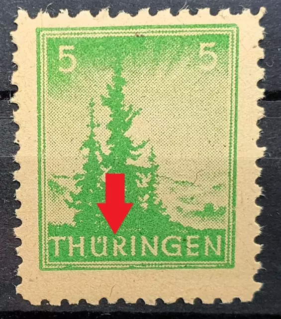 SBZ Allied occupation Thuringia 94 PF II mint