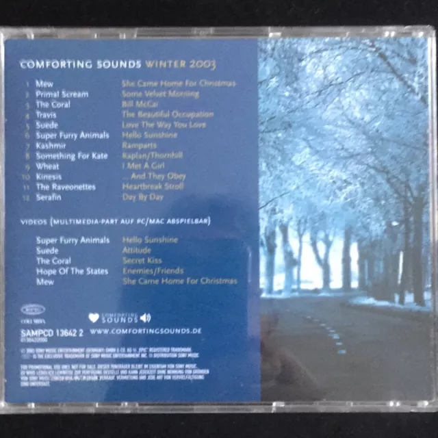 Comforting Sounds・Winter 2003・Promo-CD・+ 5 (Musik-)Videos・©2003 Sony・Rare! NM! 2