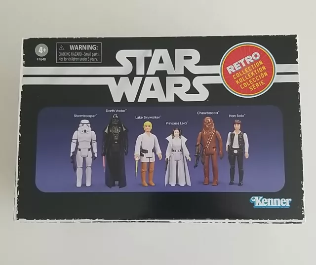 Star Wars Retro Collection - F7648 - Boîte Vide - Pas De Figurines - Empty Box