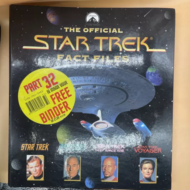 OFFICIAL STAR TREK FACT FILES THE Official Star Trek Fact Files No.3 Folder