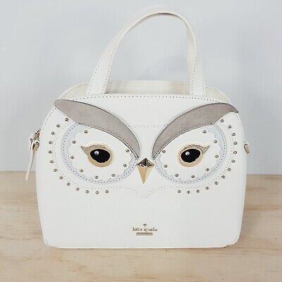 KATE SPADE New York Leather Star Bright Owl Small Lottie Satchel Bag Handbag