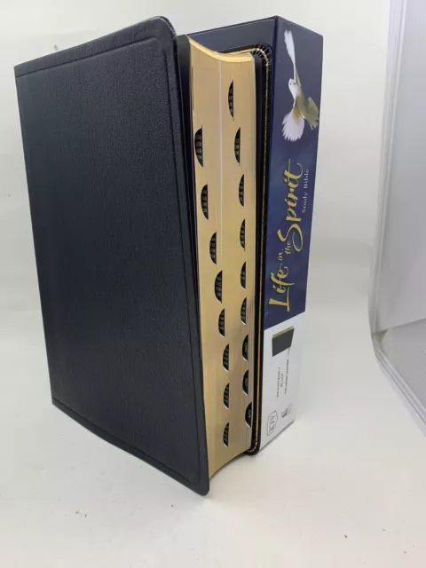 KJV Life in the Spirit Study Bible : Formerly Full Life Study black thumb index