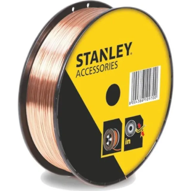 STANLEY 460628 Bobine fil acier pour soudure MIG/MAG sans gaz - Ø 0,9 mm - 0,9