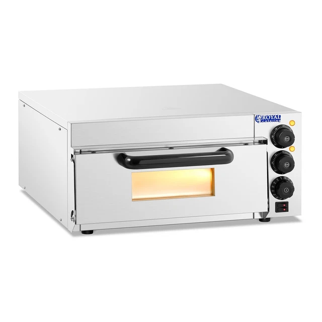 Four à pizza four à tarte flambée 1 chambre de cuisson 2 000 W Ø 36 cm