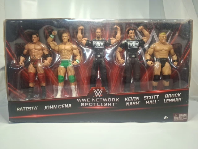 WWE NETWORK SPOTLIGHT Flashback 2002 5-pack. Batista Cena Nash