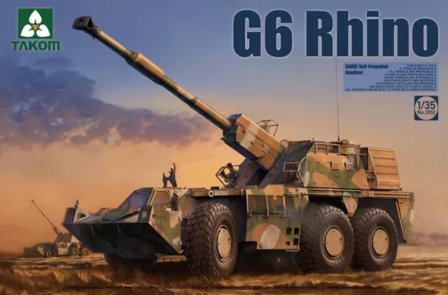 Takom 1/35 SANDF Self-Propelled Howitzer G6 Rhino