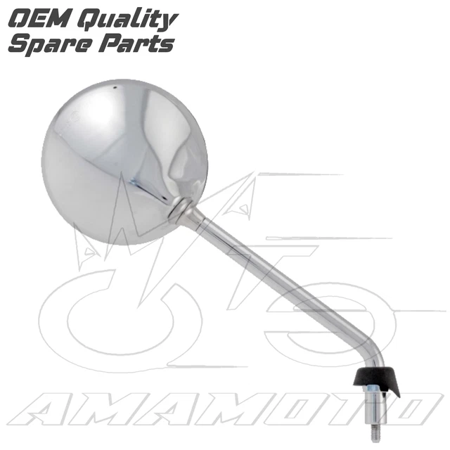 Specchietto Retrovisore Sinistro Cromato Per Piaggio Vespa PX - Originale Con Freni A Disco - Foto 11