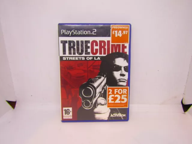 True Crime Streets of LA PS2 PlayStation 2 PAL UK Complete