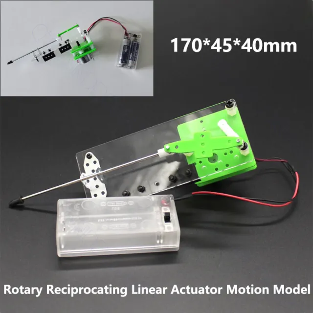 Rotary Reciprocating Linear Actuator Motion Model For Motor Drive Toy Model DIY