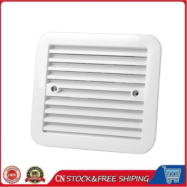 12V Fridge Vent with Fan for RV Trailer Side Silent Air Outlet Ventilation Fan