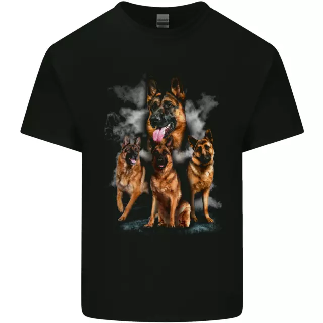 Pastore Tedesco Fotomontaggio Per Amanti Dei Cani T-Shirt Bambini