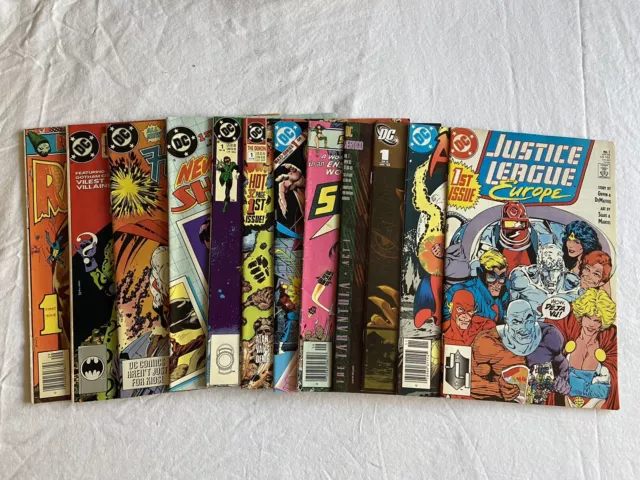 12 DC Comics lot all #1 Secret Origins Special Camelot 3000 Secret Six Hawk&Dove
