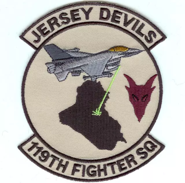 USAF 119th-FIGHTER SQ -119 FS-F-16-JERSEY DEVIL VIPER DRIVER