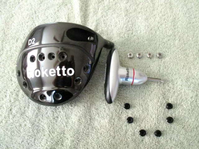 Roketto D2 Non Conforming Illegal Banned adj loft 9.5/11.5 Golf Driver Head .900