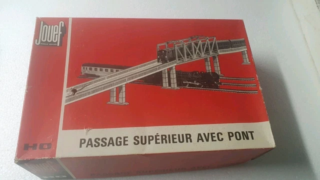 Maquette Jouef HO 2673 - Passage Supérieur Avec Pont - Pour Réseau De Train - Occasion