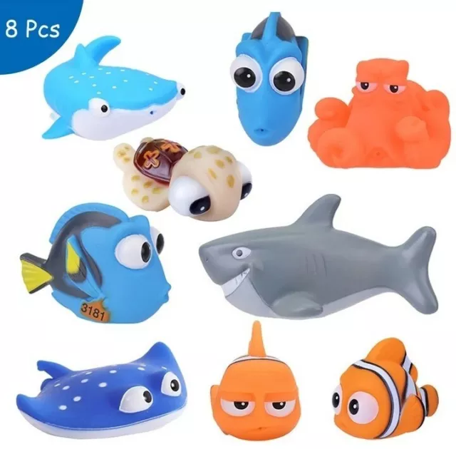 Jouet De Bain Dory Et Nemo 8 Pieces Dessin Animé Disney Pixar