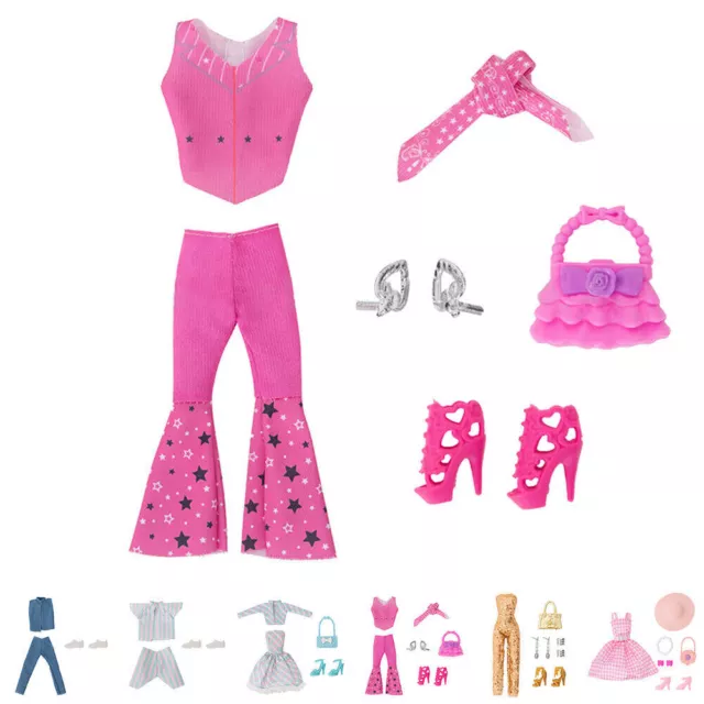 Barbie The Movie Doll Dressup Clothes Fashion Shoes Jewelry Accessories Gift NEW