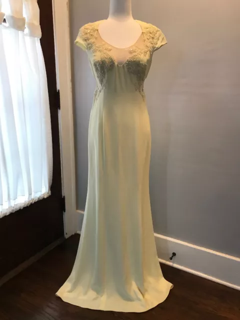 Marchesa Notte ‘Yellow Fields’ Gown Size 6 RRP $1245