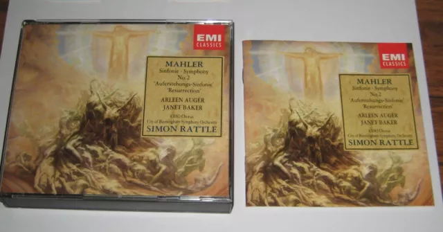 Gustav Mahler. Symphony No. 2. Double Cd Edition Fat Box Jewel Case + Booklet.