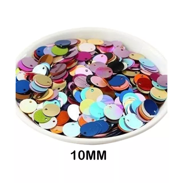 Premium PVC Flat Round Loose Sequins Paillettes For Sewing Wedding Craft