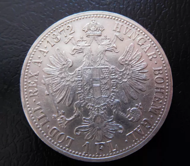 Austria / Franz Joseph - Silver 1 Florin / 1872