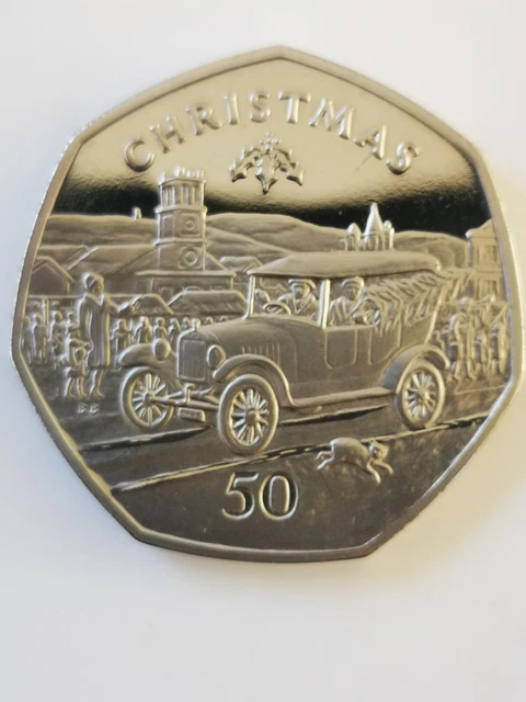 1983 IOM T-Ford Xmas 50p Diamond finish