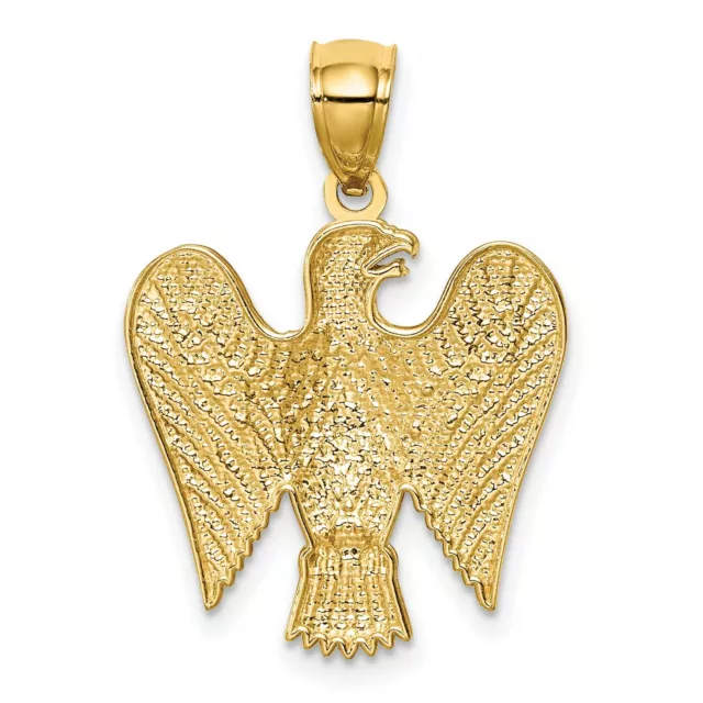 14K YELLOW GOLD Eagle Charm Pendant $199.99 - PicClick