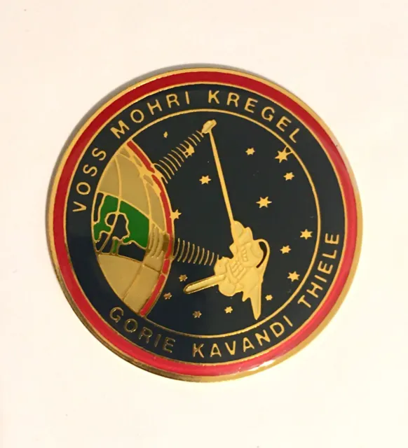 NASA Coin / Medallion STS-99 Mission Voss, Mohri, Kregel, Gorie, Kavandi, Thiele