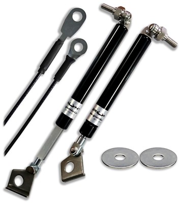 Grunt 4X4 Tailgate Strut Kit Slow Down Easy Up Holden Colorado 2012-17 + Cables