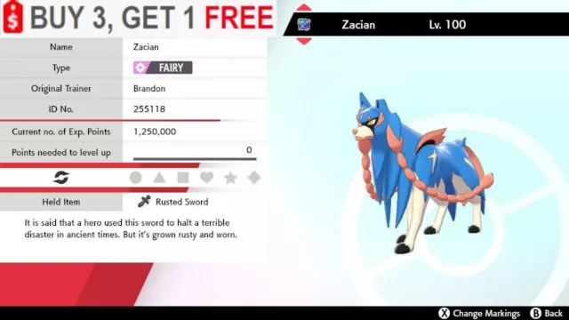 ✨SHINY✨Zarude mythical 6 IV pokemon sword and shield 🚀Instant Delivery🚀