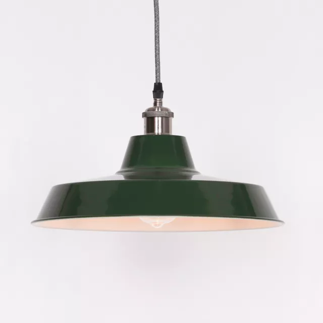 Metal Loft Classic Enamel Vintage Retro Industrial Factory Pendant Ceiling Light