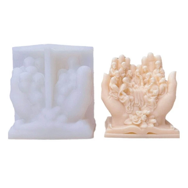 RELIGION STATUE MOLD Religious Scalpture Mold for Craft £31.39