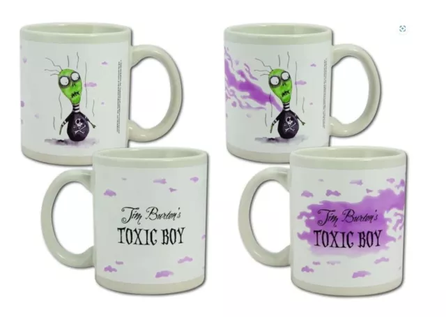 Tim Burton's Toxic Boy Heat Sensitive Mug 11 oz Dark Horse Coffee Tea TAZA