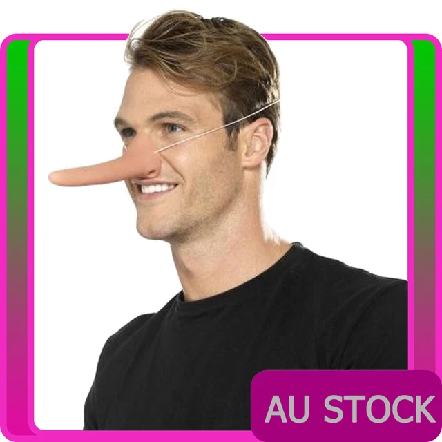 PINOCCHIO LONG LATEX Nose Costume Accessory 18cm Longer Fairytale Book