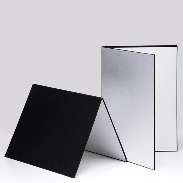 A4 Light Reflector Double-Sided Multi-Purpose 3-In-1 Folding Light Diffuser