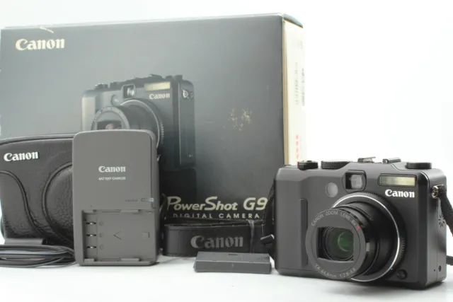 [Near MINT in BOX] Canon PowerShot G9 12.1MP Digital Compact Camera Black JAPAN
