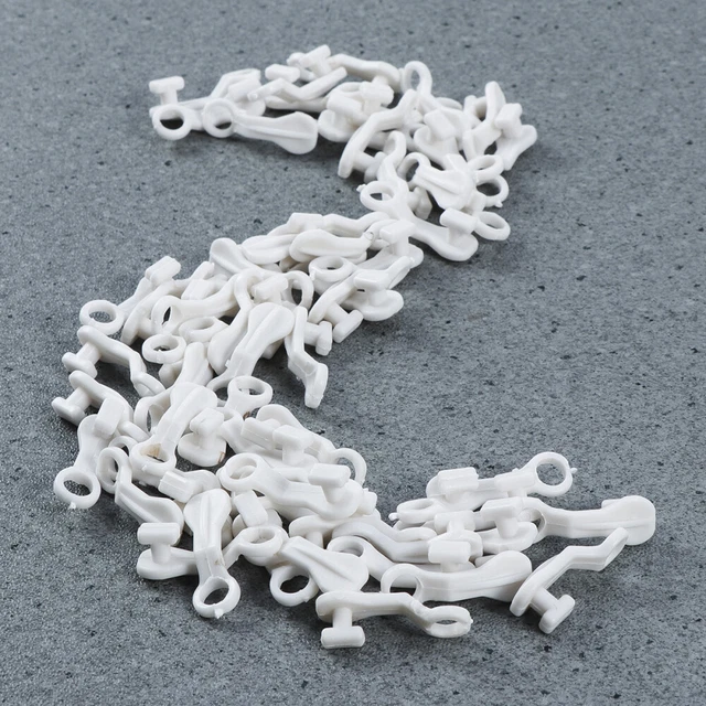 6 SUPPORTI PER Ganci Per Tendaggi Chiodi Sui Ganci Per Aste Per Tende - Foto 6