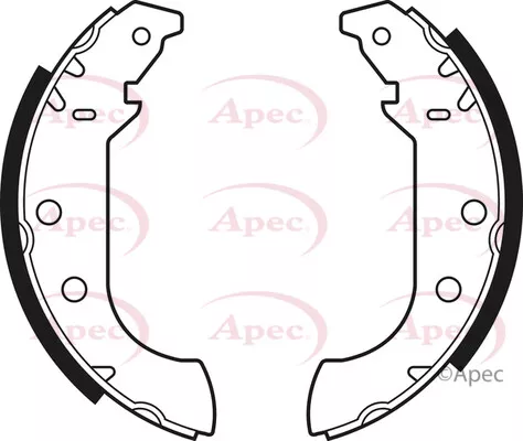 Brake Shoes Set fits PEUGEOT 405 Mk2 2.0 92 to 95 424155 4241G6 4241K1 Apec New