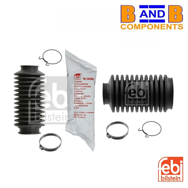 STEERING RACK BOOTS & Clips Pair Vw Golf Mk1 Caddy Pickup Scirocco Febi ...