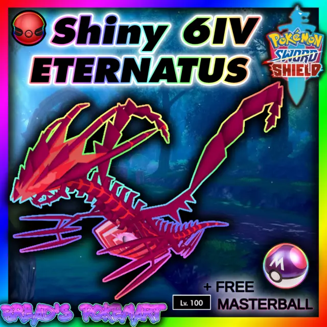 ✨ Shiny 6IV Eternatus Zacian Zamazenta GameStop Event Pokemon Sword Shield  SCVI