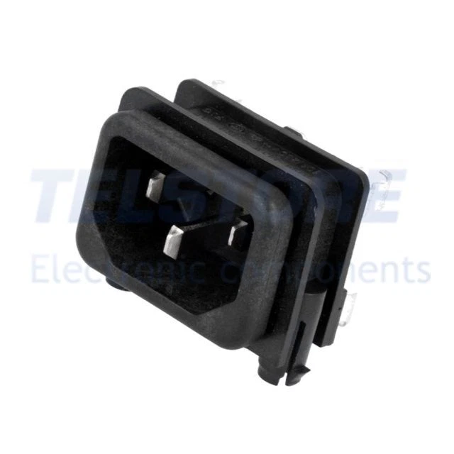 1pcs  GSF1.2202.31 Connettore di alimentazione AC IEC 60320 C14 (E),2x fusibile
