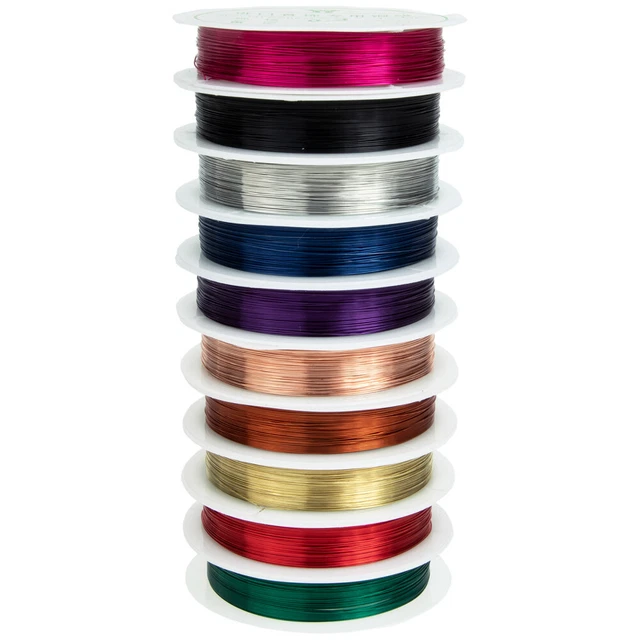 10 rollos suministros para hacer joyas cuerda joyería adornos joyas cables de metal