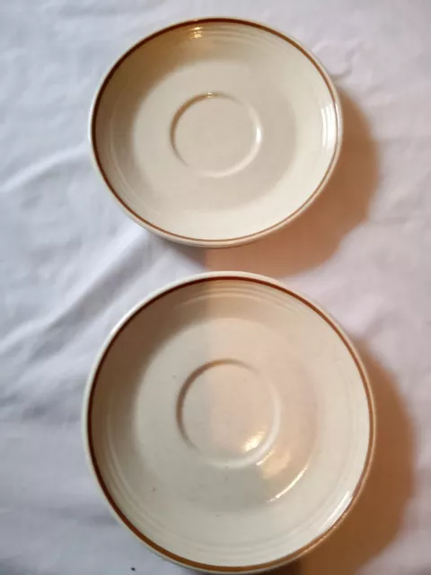 Royal Doulton Lambethware LS1038 Wild Saucers x 2