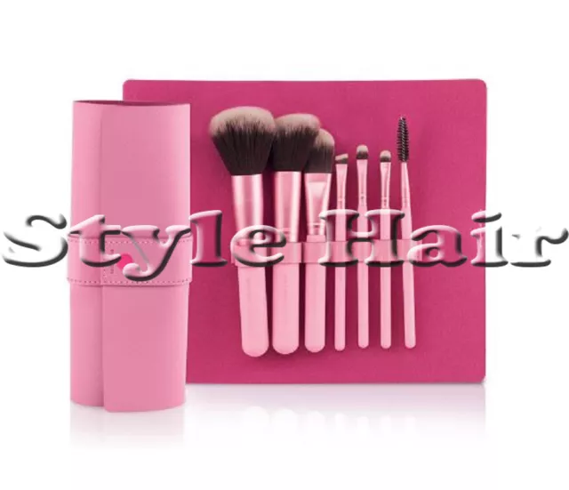 Set Pennelli Make Up Da 7 Pezzi Professionali Con Custodia "Beter" Pixie Rose