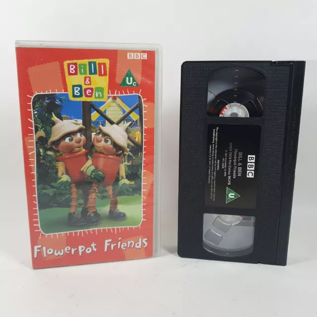 Bill & Ben Flowerpot Friends VHS Video Cassette Tape BBC 2000
